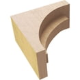 thumbnail image 6 of 3"W x 6"D x 6"H Classic Rivera Rough Cedar Woodgrain TimberThane Corbel, Primed Tan, 6 of 6