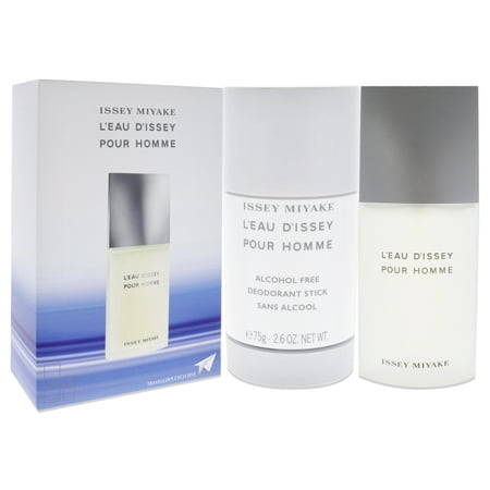 Issey Miyake L'eau D'issey Cologne Gift Set for Men (2PC) - 2.5 oz EDT + 2.6 oz Deodorant