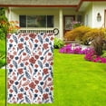 thumbnail image 3 of Wukai Red Blue Leaves Print Garden Flag 12.5x18 Inch Double Sided Sun-resistant Rain-resistant, Wrinkle-resistant Colorfast(Only Flag), 3 of 7