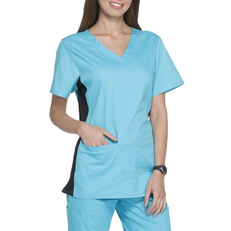 - Premium Collection Women's V-Neck Flex Stretch Scrub Top