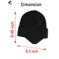 thumbnail image 2 of PULLIMORE Womens Mens Knit Beanie Hats Winter Warm Slouchy Ski Skull Cap (Khaki), 2 of 9