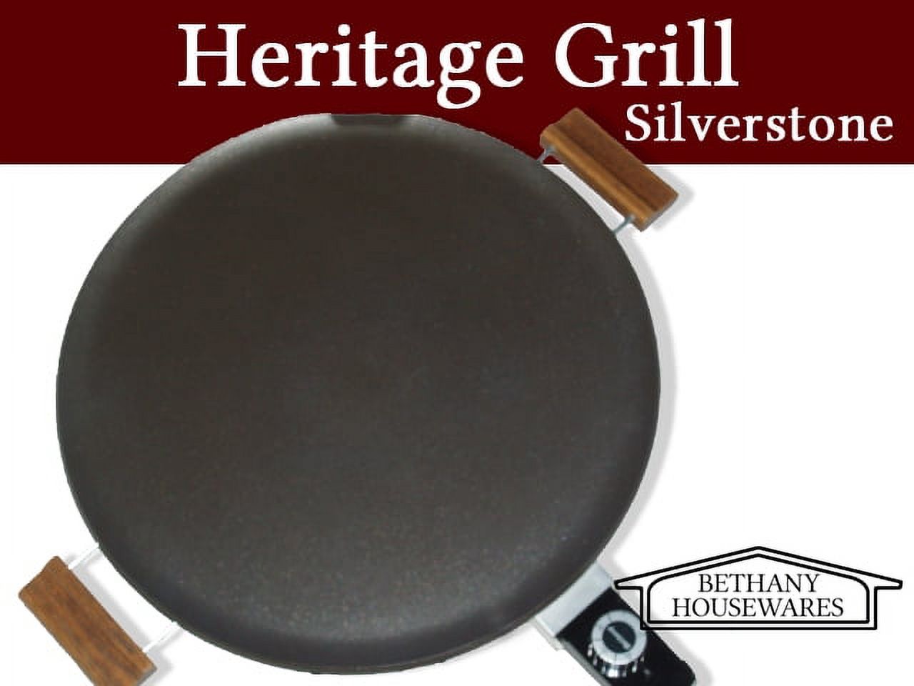 Bethany Housewares Heritage Grill Lefse Griddle Nonstick Silverstone 