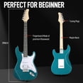thumbnail image 3 of Favory Electric Guitar Kit for Students - 5W AMP Included, Portable Carry Bag & Full Accessories (Strap + Strings), Ideal for Beginners' Practice & Entry-Level Learning,Blue, 3 of 6