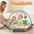 thumbnail image 4 of JoyStone 8 in 1 Infant Play Gym with 6 Detachable Toys, Washable Activity Mat, Ages 0-18M, 4 of 12
