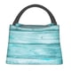 thumbnail image 1 of Easygdp Teal Turquoise Wood Bolsa de Almuerzo Insulada Reutilizable, Bolsa de Mano y Bandolera para Oficina, Trabajo, Viajes, 1 of 6