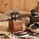 thumbnail image 3 of Manual Coffee Grinder Vintage Antique Style Wooden Coffee Grinder Classic Hand-Cranked Coffee Grind, 3 of 5