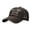 Dark gray, variant on Vintage Washed Cotton Baseball Cap for Men Women, Distressed Ripped Frayed Brim Sun Hat, Retro Adjustable Snapback Performance Sport Cap, Low Profile Soft Unstructured Hat