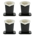 thumbnail image 1 of Estuche de Soporte Para Gafas Jinwen 4 Piezas Forradas de Felpa Titular de la lente, 1 of 8