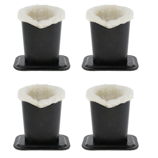 Estuche de Soporte Para Gafas Jinwen 4 Piezas Forradas de Felpa Titular de la lente