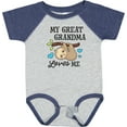 thumbnail image 3 of Inktastic My Great Grandma Loves Me with Sloth and Hearts Boys or Girls Baby Bodysuit, 3 of 5