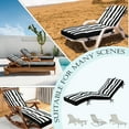 thumbnail image 7 of Outdoor Lounge Chair Cushions, Waterproof Patio Furniture Lounge Chair Pads, Thicken 4" Bench Seasonal Replacement Cushions for Outdoor Indoor Pool Sand Beach Lawn, 7 of 7