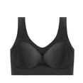 thumbnail image 2 of Bixock Plus Size Bra for Women No Underwire Wireless Seamless Bra Wide Straps Round Neck Thin Abjustable Everyday Casual Women Under Wear, 2 of 7