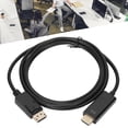 thumbnail image 4 of DisplayPort Adapter, Stable Performance DisplayPort To HD Multimedia Interface Adapter 1.8m/5.9ft Stable Signal Transmission  for TV for PC 4K  TO HD Multimedia Interface,1080p, 4 of 7