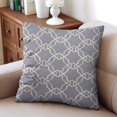 thumbnail image 2 of 16x16 Inch Grey Flower Cushion Covers - Set of 2, Perfect Boho Addition for Sofa, Couch, Bedroom, 2 of 7