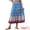 Blue, variant on Women's Summer Beach Graphic Midi Western Skirts X-Large Black