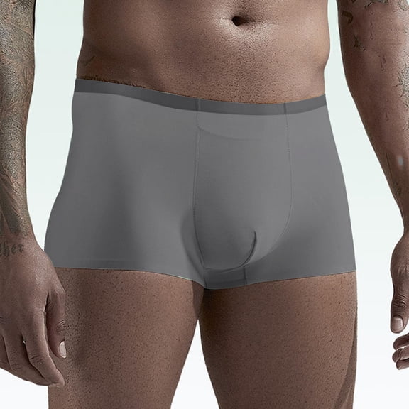 jobturf Boxers Briefs for Men Low Rise Stretchy Underwear Summer Fashion Lightweight Underpants Moisture Wicking Breathable Trunks L-XXXXL