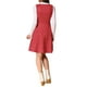 thumbnail image 3 of Vestido Pinafore Chic INSPIRE para Mujeres, Vestido Casual Vintage Sin Mangas de Ante Sintético, Talla S, Rojo, 3 of 6
