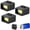 3pcs, variant on 9 Volt LED Portable Flashlight- High Lumens Mini LED Flashlight, Compact 9 Volt Pocket Torch for Camping, Hiking, and Emergency Use (3Pcs)