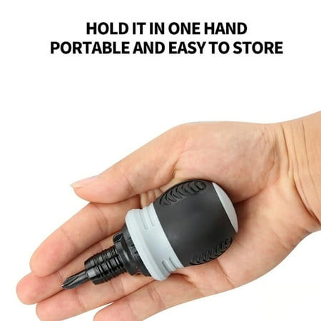 

Dual-purpose Ratchet Screwdriver Quality Adjustable Cross Slotted Screwdriver pinshui