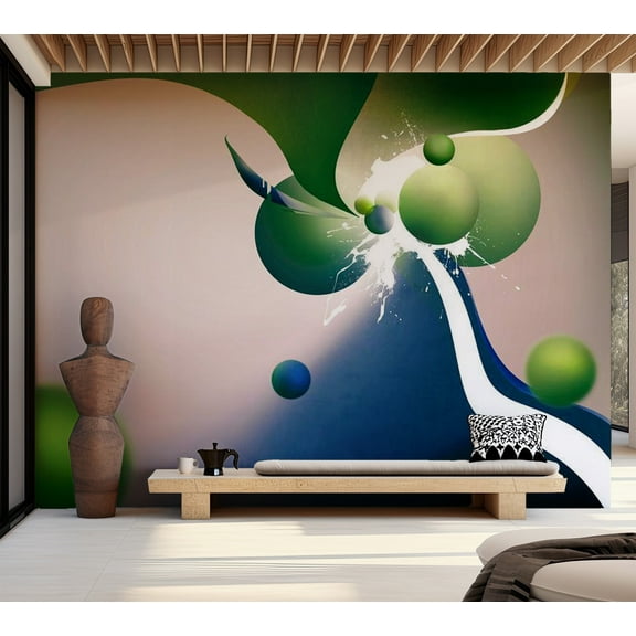 Tiptophomedecor Abstract Wallpaper Wall Mural - Geometric Explosion