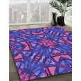 thumbnail image 3 of Ahgly Company Machine Washable Indoor Square Transitional Purple Amethyst Purple Area Rugs, 4' Square, 3 of 7