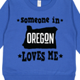 thumbnail image 3 of Inktastic Someone in Oregon Loves Me Toddler Sweatshirt, 3 of 4