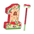 thumbnail image 4 of Piñata número 1, recuerdo de fiesta, diseño creativo de hongo con palo, máscara de ojos, decoración de fiesta para niños, celebración navideña, 4 of 9