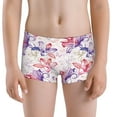 thumbnail image 5 of Yiaed Lilies Flowers Print Boys' Boxer Briefs Cotton Casual Stretch Comfort Boys Boxers - Kids Boxer Briefs Underwear for Boys (6-18)-Medium, 5 of 5
