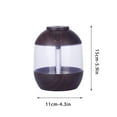 thumbnail image 3 of SMihono Mini Humidifiers for Bedroom Humidifier Aromatic Oil Diffuser, Multiple Lighting Options, Wood Grain, Wood Grain Humidifier, Large Water Tank, 750ml on Clearance, 3 of 4