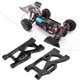 thumbnail image 3 of Kit de bras oscillant avant/arrière en métal, pièces de mise à niveau pour voiture télécommandée Wltoys 144001 1/14 4WD (noir), 3 of 4
