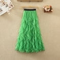 thumbnail image 2 of Dresses for Women, Women's Long Rainbow A Line Tulle Tutu Skirts Tiered Skirt Petticoat, 2 of 3