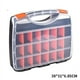 thumbnail image 1 of Caja de herramientas con ruedas de alta resistencia con compartimentos plegables 38x31x6.85cm, 1 of 9