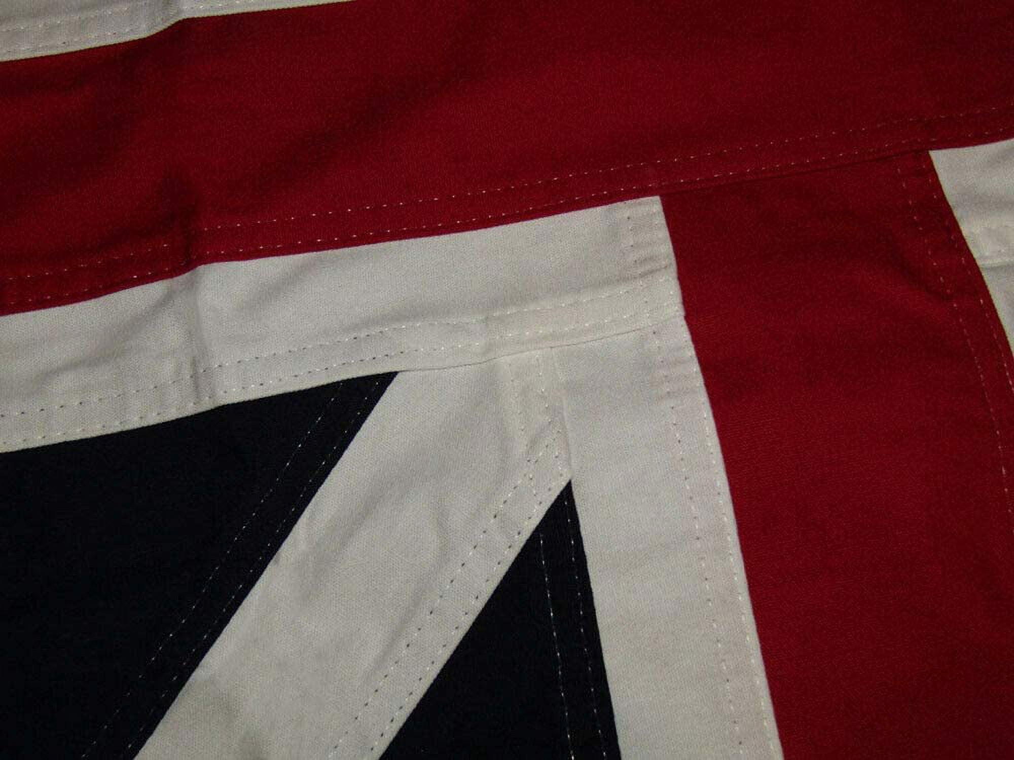 3x5 Embroidered Grand Union 100% Cotton Flag 3'x5' Banner Grommets 2 Clips
