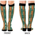 thumbnail image 2 of Coolnut Christmas Trees Compression Socks Women Men Knee High Stockings for Sports, Running, Travel 1Pair Gift, 2 of 7