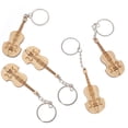 thumbnail image 2 of 5pcs Musical Instrument Keychains Decorative Key Rings Keychain Accessories,, 2 of 7