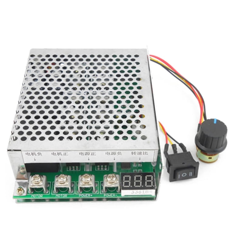 10-55V 60A 3KW Reversible DC Motor Speed Controller PWM Control Digital Display 