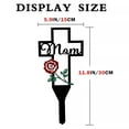 thumbnail image 2 of Metal Cross Garden Stake Decorations Memorial Cross Stake Metal Cross Yard Stake Souvenir Commemorative Plaque, 2 of 4