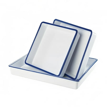 

Cal-Mil 3465-15 15 x 12 Rectangular Serving Tray - Melamine White