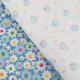 thumbnail image 4 of Tela de algodón de la serie azul flor patrón floral material textil de costura para ropa de cama de retazos de bricolaje 7 piezas sidaley JJ6697-01, 4 of 6