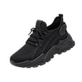 thumbnail image 2 of Domzle Walking Shoes for Women Nursing Slip Work Sock Sneakers Platform Comfortable Weight Light Black 43, 2 of 8