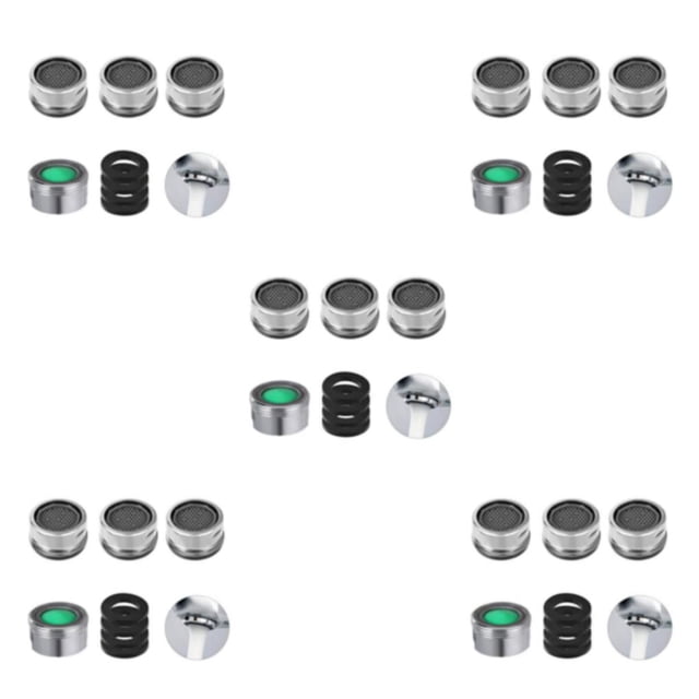 Youkk 4piece Water Saver Tap Filter Nozzle Efficient Filtration Safe Drinking Long Lasting Faucet Aerator 【20mm】 5Set