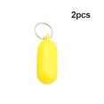 thumbnail image 3 of Anillo de llavero flotante DIFIGURACIÓN ANTI-PIDIDA SECUNDARIO Peso ligero sólido Llavero de color brillante para la navegación surfeando deportes al aire libre Yellow2PCS Eigraketly OD019474-04, 3 of 7