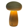 thumbnail image 1 of Lámpara de noche recargable - Lámpara de noche LED regulable de 3 colores con brillo ajustable, luz ambiental decorativa de madera maciza, 1 of 2