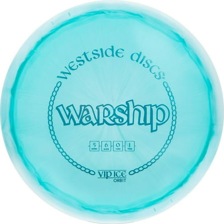 Dynamic Discs Westside VIP Ice Orbit Warship Midrange Golf Disc - Colors Will Vary