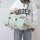 thumbnail image 5 of Bolsa de gimnasio para mujer | Bolsa de lona pequeña con compartimento para zapatos y bolsillo impermeable | Mochila de viaje de 35 l para yoga, natación, acampada y escapadas de fin de semana, 5 of 9