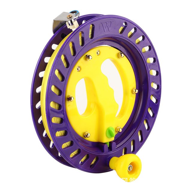 Yjmei - Carrete para línea de cometa de 22 cm, soporte para rueda de cometa, profesional, para exteriores, de plástico duradero, para pesca, carrete para línea de cometa, herramienta para enrollar vol