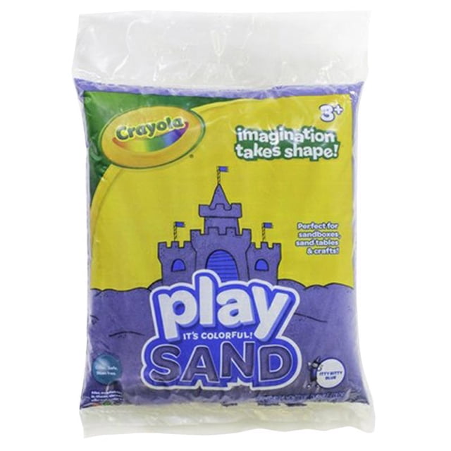 Arena seca para jugar, color azul Crayola, 9,07 kg