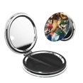 thumbnail image 1 of Qekee Mario Print Compact Makeup Mirror Folding Mini Pocket Mirror Portable Hand Mirror Double-Sided 2 x 1x Magnification for Woman Girls-Round Shape, 1 of 9
