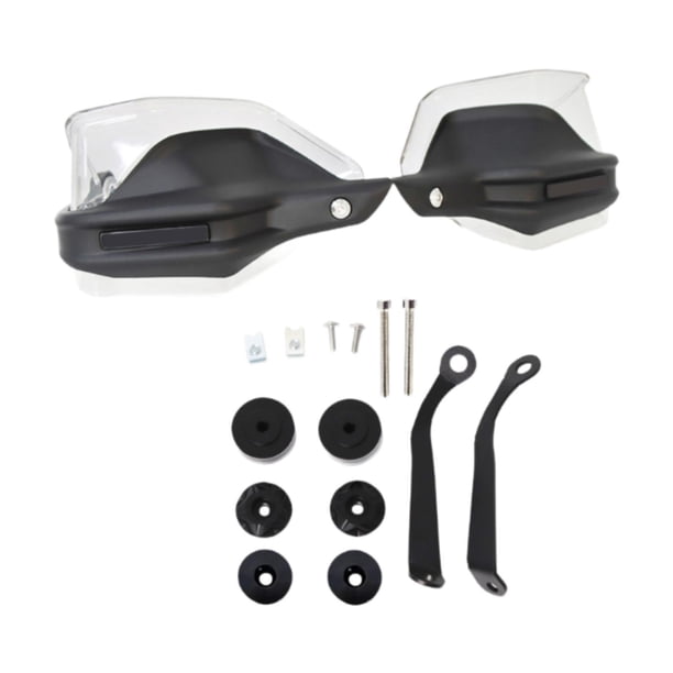 Parabrisas para manillar de motocicleta, protectores de manos para motocicleta, accesorios de conducción resistentes Claro