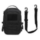 thumbnail image 1 of Waist Pouch Organizer Backpack Outdoor Sports Travel Hiking Camping Accessories Bag Black with Shoulder Belt, 1 of 5